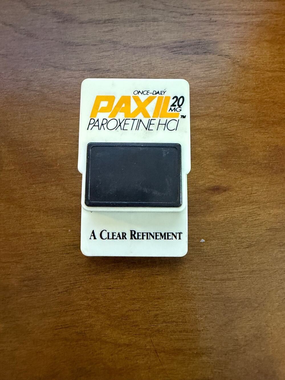 Paxil Magnet Drug Rep Promo 2000s Document Note holder